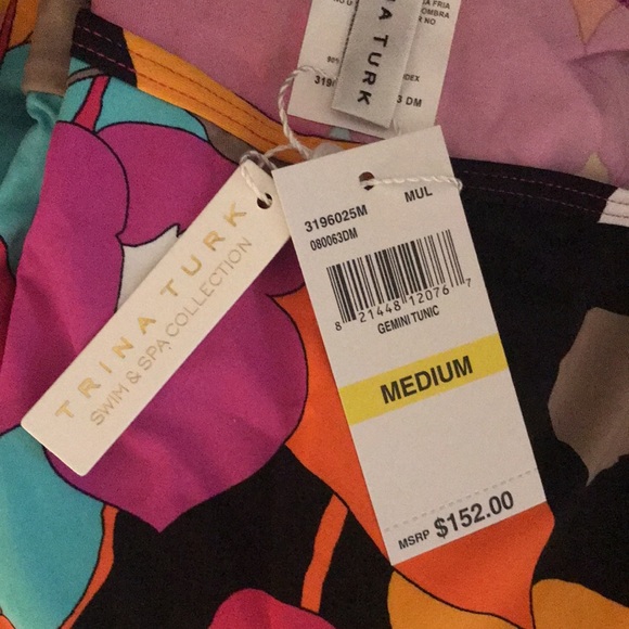 Trina Turk Gemini Swim Cover-Up Tunic NWT - Picture 12 of 13